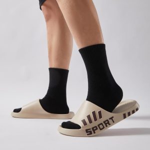 Selipar Sukan, Kasut Kasual Fesyen, Kalis Air, Tidak Licin, Tahan Haus, Sesuai untuk Bilik Mandi dan Kegunaan Dalaman, Diperbuat daripada Bahan EVA, Tersedia dalam Pelbagai Warna.