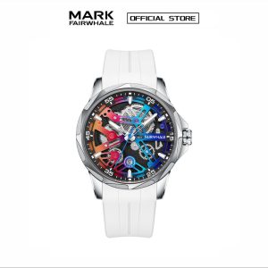 【100% Authentic】Jam Tangan Mekanikal Automatik Bulat Lelaki, Jenama: Mark Fairwhale, Kalis Air, Gaya Tourbillon, Reka Bentuk Berongga, Fesyen, 6620, Jam Tangan Jenama Watches