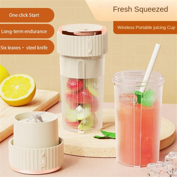 Juicer Mini Tanpa Wayar, Pelbagai fungsi, Isi Rumah, Universal, Perjalanan Luar, Mudah Alih, Juicer Kecil