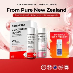 OXYENERGY ASTAXANTHIN, 60 SOFTGELS, OXYENERGY COLLAGEN, 60 CAPSULES, 2PCS, OXYENERGY LUTEIN, Beli Sekarang, Tawaran TERHAD