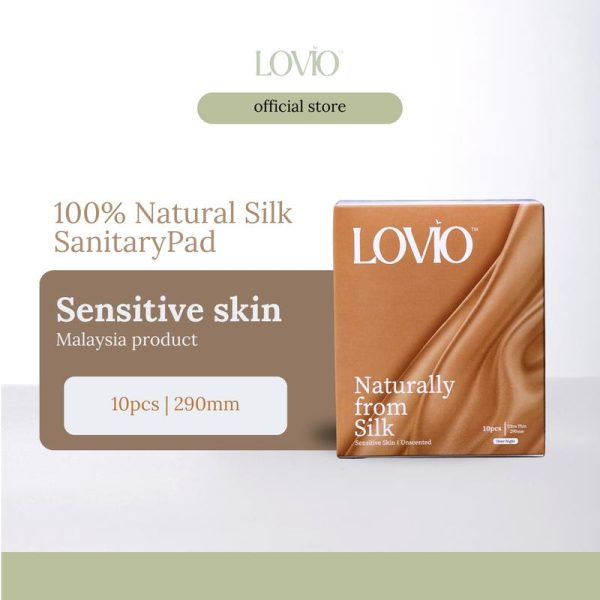 Lovio’s Silk Sanitary Pad - Night Pad (290mm) Feminine Care / Pad, Liners & Protectors / Natural Ingredients Suitable For Sensitive Skin / Tuala Wanita Sutera / Pad Malam / Bahan Semula Jadi Sesuai Untuk Kulit Sensitif