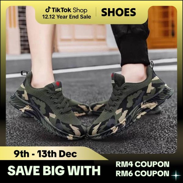READY STOCK EVA Men Women Outdoor Sneakers Sport Shoes Kasut Sukan Wanita Lelaki Feet Gym Training Man Foam