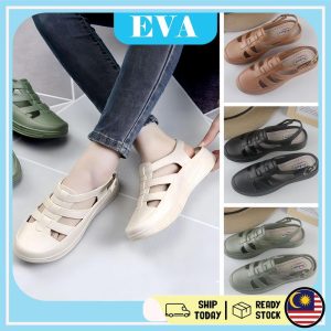 READY STOCK EVA Women Flat Wedge Sandals Kasut Perempuan