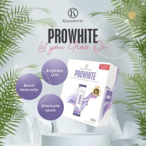 Kinohimitsu Prowhite - Skin Whitening (Memutihkan dan Mencerahkan Kulit) *Berry Drink* Vitamin whitening supplement