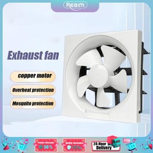 [REAIM]Exhaust Fan Silent Ventilation Fan Use For Home Kitchen Oil Smoke Dinding Kipas