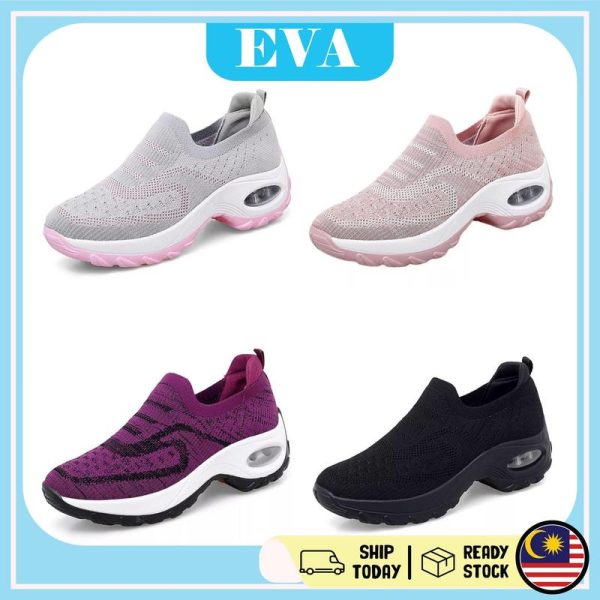 READY STOCK EVA Women Men Outdoor Sneakers Sport Shoes Kasut Sukan Wanita Feet Gym Training
