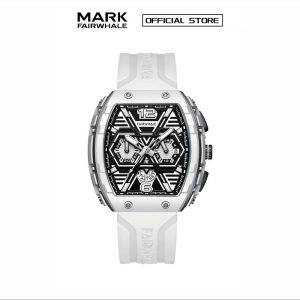 【100% Authentic】Jam Tangan Kuarza Lelaki, Mark Fairwhale, Fesyen Sukan, Pelbagai fungsi, Gaya Chronograph, Kalis Air, Berkilau, 5560 Watches