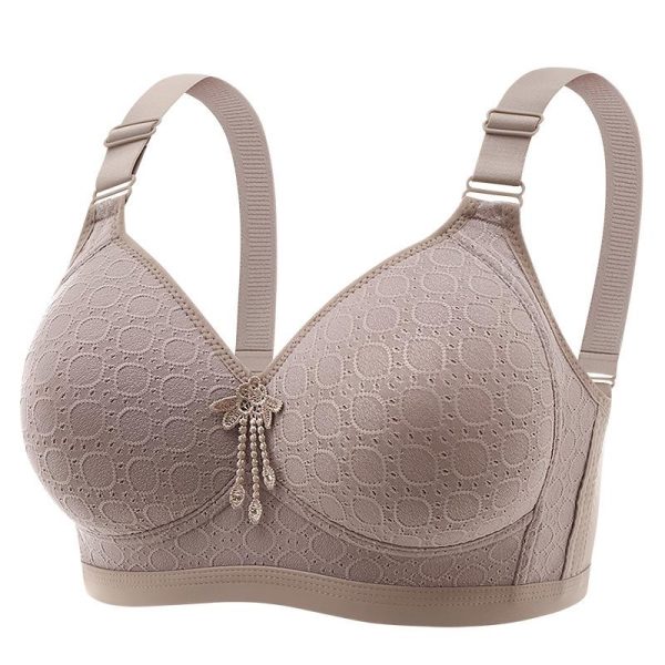 Bras Women Wireless Plus Size Full Cup 36-46 Cup BC 4 Hook Baju Dalam Wanita Tanpa Berwayar Full Coverage Underwear