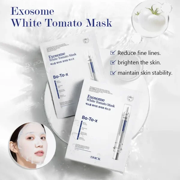 Topeng Pemutih dan Menggilap Tomato Putih, DMCK, Produk Rasmi, Mencerahkan Kulit, Menguatkan Penghalang, Anti kedut, Penjagaan Kulit Korea Mesti Ada, DMCK Rasmi