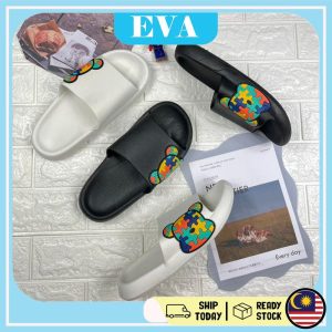 READY STOCK EVA Men Women Slippers Kasut Lelaki Perempuan Sandals Selipar Bear Design Fashion