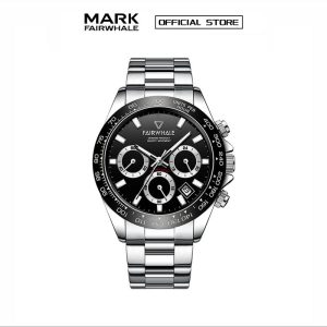 【100% Authentic】Mark Fairwhale - jam tangan kuarza lelaki, kalis air, berkilau, pelbagai fungsi, kronograf, hantu air, bergaya, sukan, perniagaan, 5030 Watches