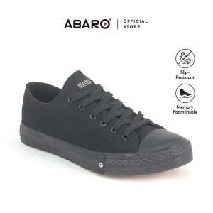ABARO Unisex Slip Resistant 7286 7286MF School Shoes/Rubber Outsole/Comfy Insole/Extra Large/Kasut Sekolah Hitam/