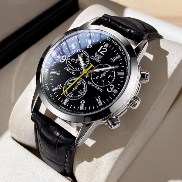 OPK Jam Analog Tangan Lelaki Original Waterproof Quartz Movement Stainless Steel Watch for Men Luminous Business Casual Men Watch New 6015 Rotundity Material logam+kulit dalam stok Warna berbilang Pejabat parti pemberian hadiah Garanti 1 tahun