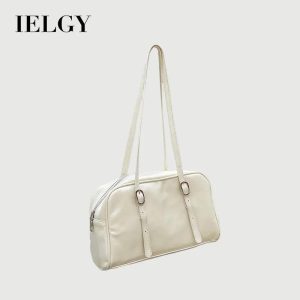 Beg Ketiak, Kulit Lembut Retro, Beg Tangan, Fesyen, Kapasiti Besar, Beg Satu Bahu, IELGY Wanita Bags