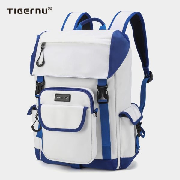 Beg galas perjalanan pelbagai fungsi, Tigernu, Beg galas flip-top, dengan beg silang boleh tanggal, Fabrik kalis air, Zip 10 tahun, Waranti T-B9909