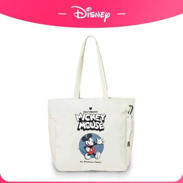 Beg Tote Komuter Berkapasiti Tinggi, Rekaan Bergaya, Untuk Wanita, Sesuai untuk Pelajar Kolej, Satu Bahu, Disney, 2024 Ketibaan Baru, [COD] Bags Totebag