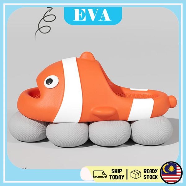 READY STOCK EVA Cartoon Nemo Kids Slipper boy sandal budak selipar kid shoes girl Fashion