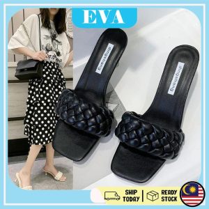 READY STOCK EVA Women's High Heels Shoes Fashion Korea Kasut Tinggi Wanita Perempuan