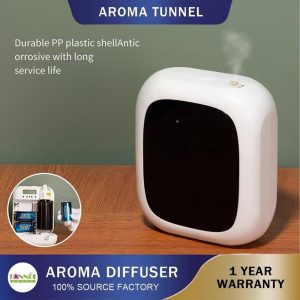 AROMA TUNNEL 150ML 1100Sqft Smart Essential Oil Penyebar Pelembap Udara Rumah Hotel Mesin Aromaterapi Bluetooth Humidifier