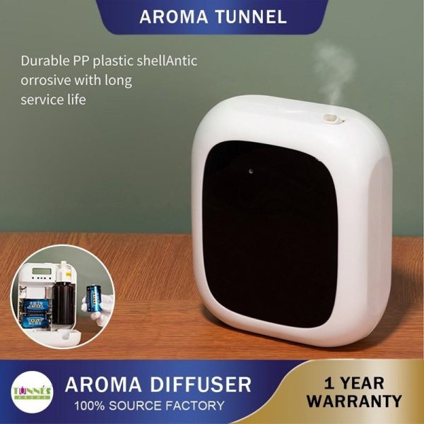 AROMA TUNNEL 150ML 1100Sqft Smart Essential Oil Penyebar Pelembap Udara Rumah Hotel Mesin Aromaterapi Bluetooth Humidifier