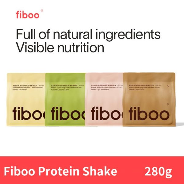 Fiboo Serbuk Protein Whey Perisa Oatmeal Untuk Wanita 280g Halal