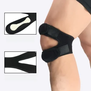 Sukan Luaran Uniseks Kecergasan Bola Keranjang Lari Kembara Berbasikal Tali Patella Pendakap Lutut Bahan Menyelam Tali Kaki Gear Sports Safety