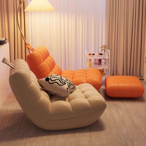 Lazy sofa factory outlet,portable sofa bed for room, bean bag sofa curve di ruang tamu, tatami sofa bed tiktok shop malaysia
