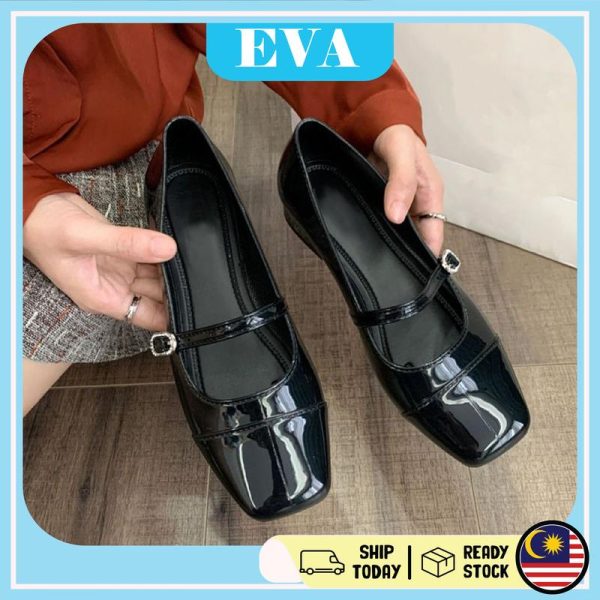READY STOCK EVA Women Fashion Casual Slippers Perempuan Sandals Selipar Low Heel OL Shoes Flats kasut dinner Wanita