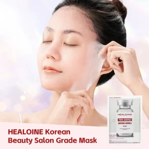 HEALOINE PDRN Topeng Ampul Menenangkan Padat, Healoine Rasmi , Kolagen, Pembaikan, Menganjalkan, Anti kedut, Menenangkan dan Melembapkan Kulit, Penjagaan Kulit Korea