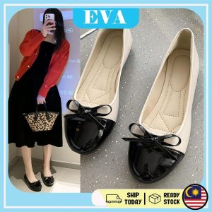 READY STOCK EVA Women Shoes Casual Flat Shoes Office Casual Wear Kasut Wanita Perempuan Fesyen Kasual Fashion