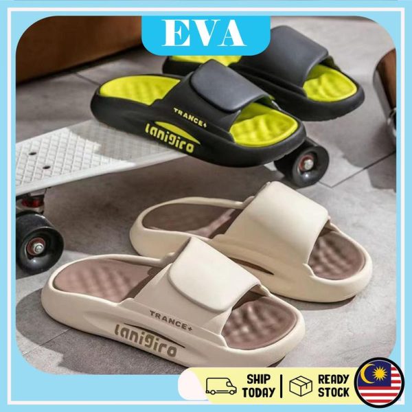 READY STOCK EVA Men Women Slippers Shoes Lelaki Perempuan Sandals Rubber Kasut