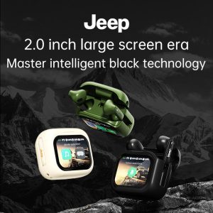Alat Dengar Bluetooth Jeep, Jeep113, Bernilai Tinggi, Sesuai untuk Sukan Luaran, Kalis Air, dengan Pengurangan Bunyi, Sesuai untuk Pelajar dan Pekerja Pejabat, Reka Bentuk Sejuk, Alat Dengar mewah Audio Earphones Mic