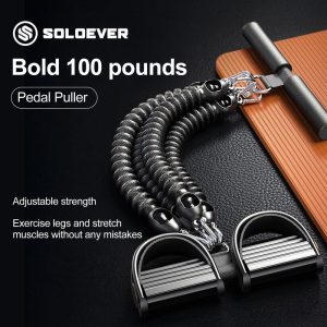 ​SOLOEVER PowerFlex Pro Resistance Bands Set - Alat Bantu Sit-Up & Yoga dengan Military-Grade Latex & 150KG Max Load Untuk CrossFit-Rumah-Pembentukan Otot Home Fitness Equipment Unisex