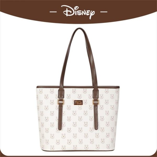 Beg Tote Satu Bahu Mewah, Kapasiti Besar, Untuk Wanita, Sesuai untuk Ulang-alik, Disney