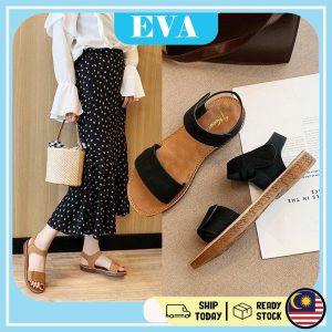 READY STOCK EVA Summer Shoes Kasut Wanita High Heel Shoes Perempuan Lady Slipper Fashion