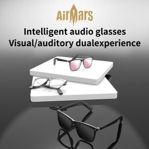 Airmars SG8, Audio Pintar, Panggilan Terbuka, Muzik, Cermin Mata Hitam Perjalanan Luar Sunglasses Eyewear Cermin Mata Bluetooth, meta glasses