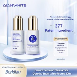 [COD]Qianxiaobai SNOW SKIN RHYME NICOTINAMIDE BRILLIANT WHITE ESSENCE 30ml moisturiser serum Skincare Niacinamide Lightening Brightening Smoothing semua jenis kulit serum & esen