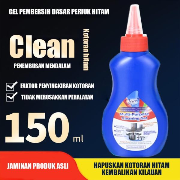 Pembersih Periuk Hitam, Qewe, 150ml, Pembersih Kuali, Penghilang Noda Serbaguna, Penghilang Noda, Pembersihan, Peralatan Pembersihan Rumah, Mango, Tidak Perlu Bilas, Sesuai untuk Kegunaan Isi Rumah