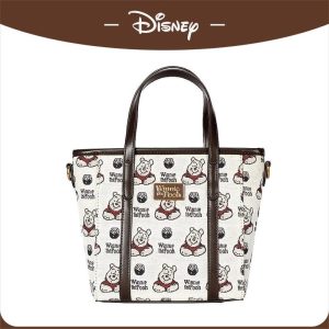 Beg Tote Kanvas Bahu, Disney, Rekaan Baru, dengan Bakul Sayur, Boleh Dipakai Silang, [COD] Wanita Totebag Bags