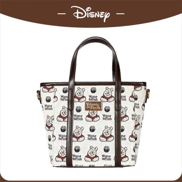 Beg Tote Kanvas Bahu, Disney, Rekaan Baru, dengan Bakul Sayur, Boleh Dipakai Silang, [COD] Wanita Totebag Bags