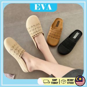 READY STOCK EVA Teagan Women Shoes Flat Wedge Sandals Kasut Perempuan Lady Wanita 146 Fashion