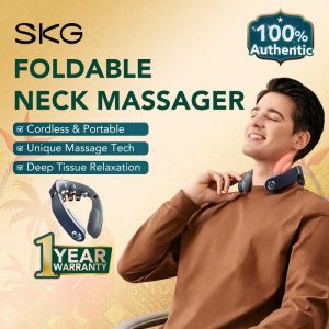 Pengurut Ibu Elon Musk, Pengurut Leher Boleh Dilipat SKG G7 PRO-FOLD, dengan Haba, Pengurut Getaran Tisu Dalam Tanpa Kord, Pengurut Leher Shiatsu Elektrik 9D Mudah Alih, Sesuai sebagai Relaksasi, Untuk Wanita dan Lelaki, Idea Hadiah Hebat alat pengurut