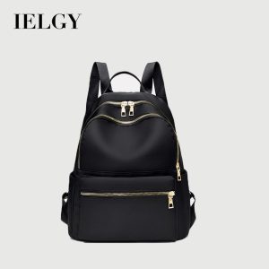 Beg galas Kain Oxford, IELGY, Untuk Wanita, Fesyen, Hitam, Sesuai untuk Sekolah Bags Ransel