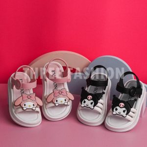 【THREE Fashion】Sanrio Family corak Melody Kuromi Kids sport shoes Kanak-kanak selipar Kasut Budak Perempuan Girl Shoes Sandal Seliper Budak Baby Girl Shoes