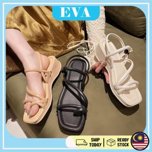 READY STOCK EVA Thick Shoes Women Sandal Kasut Perempuan Wanita Casual Wedges Flip Fashion
