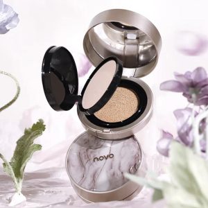 SADOER NOVO 2in1 Cushion Foundation Compact Setting Powder Oil Control Full Coverage Natural Glow Luminous Makeup SPF35 PA+++ Concealer