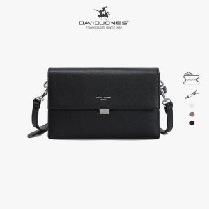 Beg Bahu Silang Badan, David Jones Paris, Koleksi Baru Musim Bunga Musim Panas, Pereka untuk Wanita, Saiz Kecil, Diperbuat daripada Kulit PU, Lembut dan Lentur, Gaya CM6919