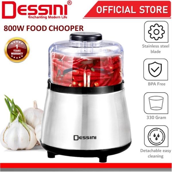 DESSINI ITALY Capsule Cutter Spin Chopper Blender Grinder Mixer Mincer Masher Shredder Juicer / Pengisar Pengadun