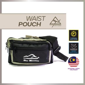 Blue Mountain 3L Waist Pouch Signature Air Ventilation YKK Zipper Out door Ready Stock Malaysia
