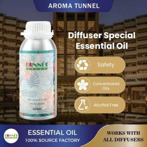 AROMA TUNNEL 500ML Siri Hotel 5 Bintang Aroma Diffuser Minyak Pati Tulen Minyak Aromaterapi Mesin Pelembap Minyak Wangi